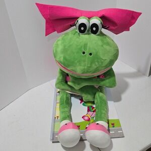 Frog Street Press Fanny Frog Plush and Going Down Frog Street A to Z Book Set